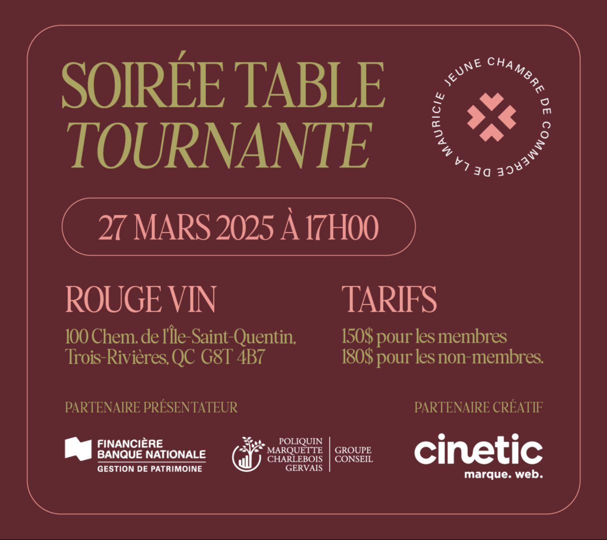 Souper-Bénéficie Table Tournante