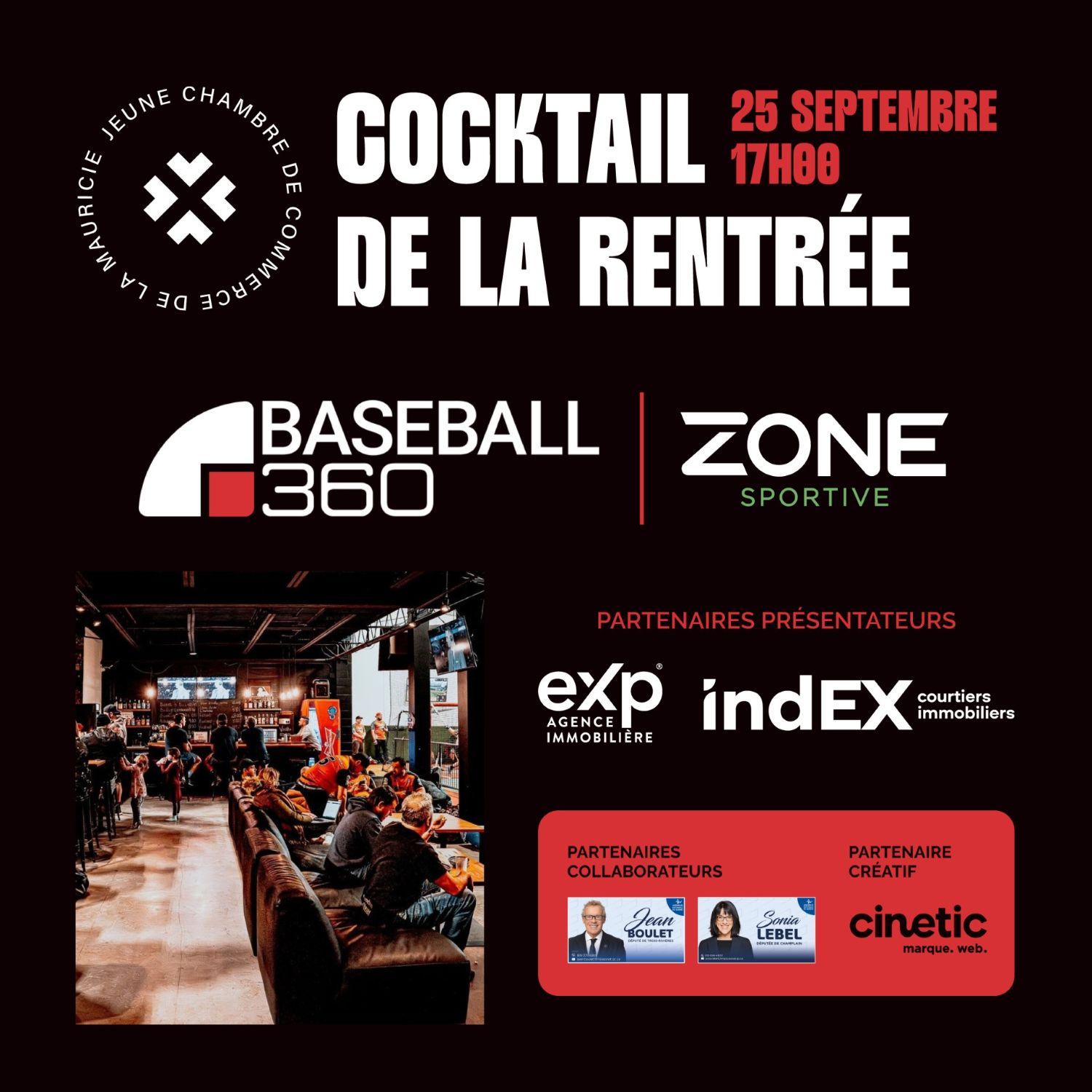 Cocktail de la rentrée 2025, présenté par INDEX courtiers immobiliers