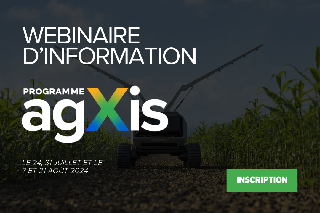 Webinaire d'information | Programme AgXis