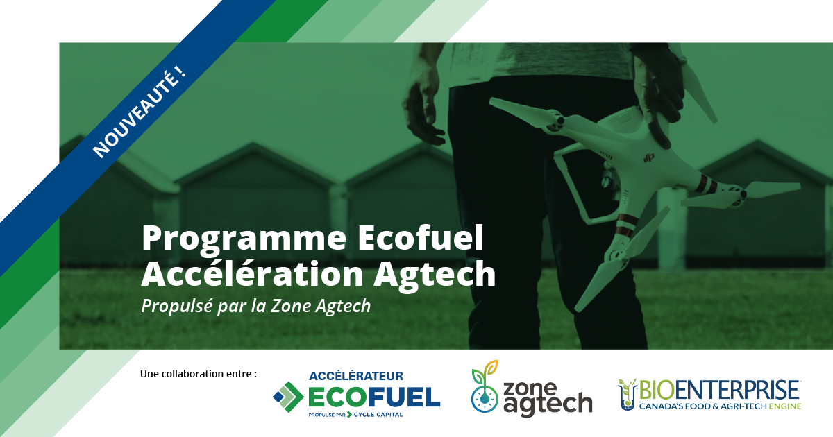APPEL À CANDIDATURE | Programme Ecofuel Accélération Agtech – propulsé par la Zone Agtech