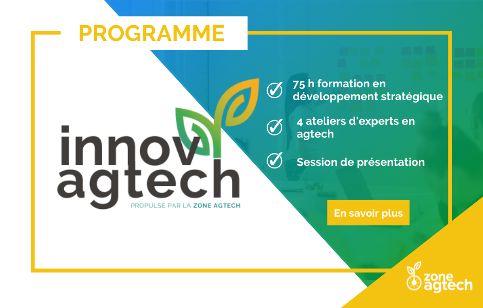 Programme Innov'agtech | Appel à intérêt - Cohorte automne 2022