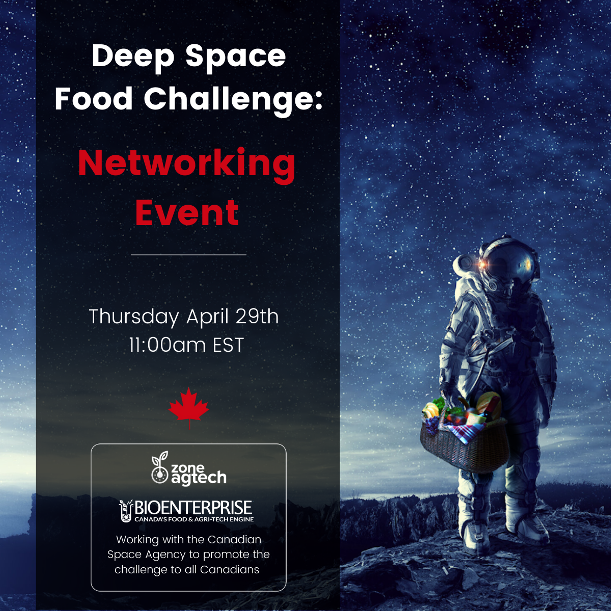DEEP SPACE FOOD CHALLENGE NETWORKING EVENT