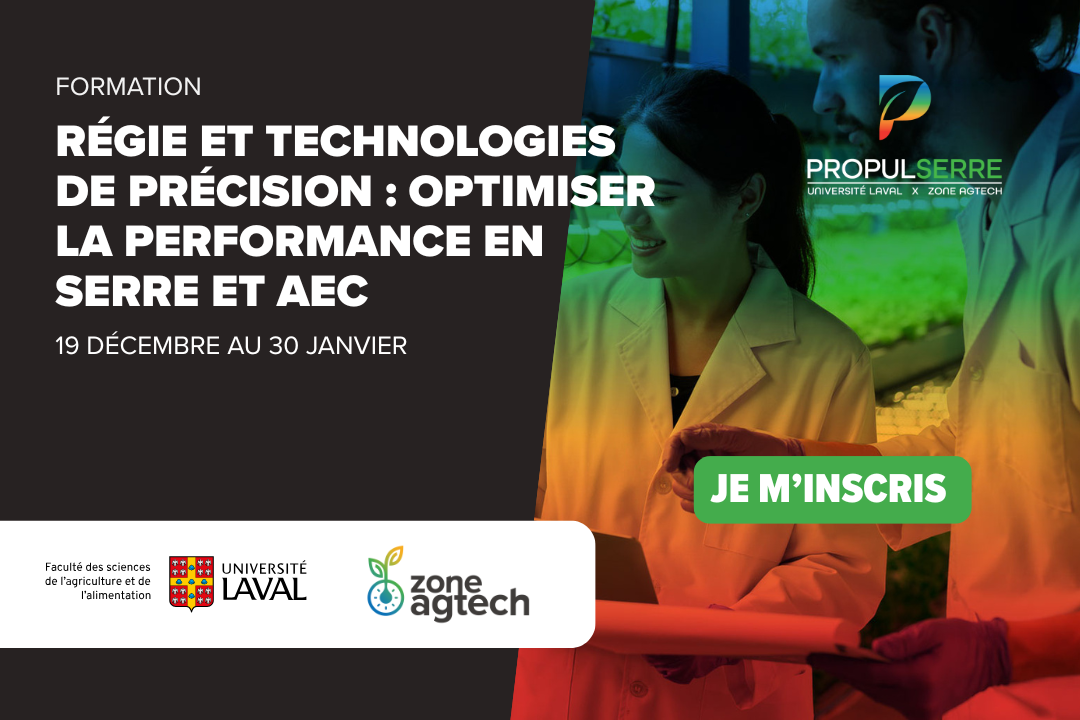 Formation | Piloter sa culture en environnement contrôlé : les composantes d’une régie réussie