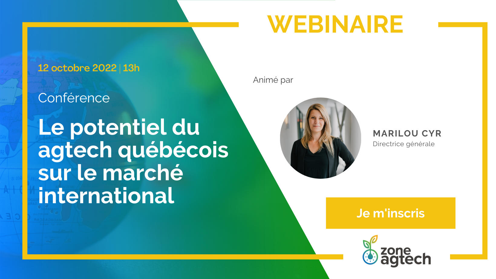 Conférence | Le potentiel du agtech québécois sur le marché international