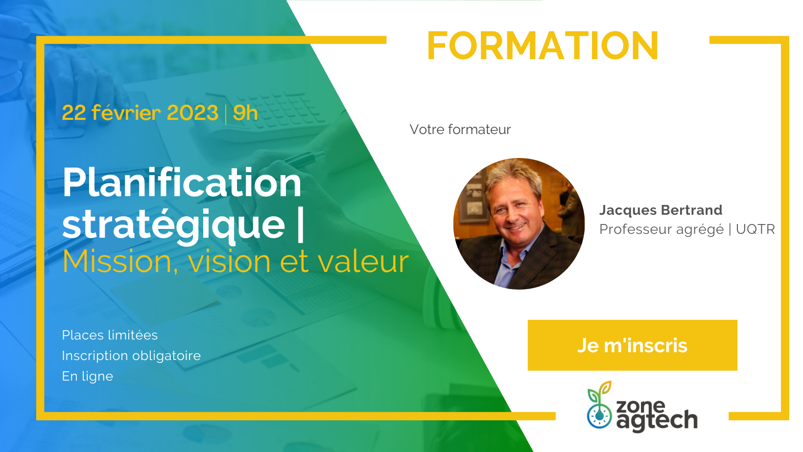 Formation | Planification stratégique de croissance : Mission, vision et valeur