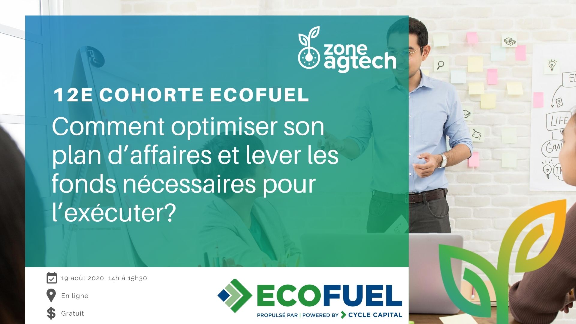Présentation de la 12e cohorte de l'Accélérateur Ecofuel
