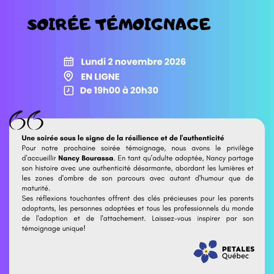 Soirée témoignage | Adoption