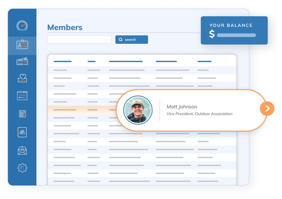 03 - en - Entête - Membre - Collect your memberships and manage your members online - bullet point