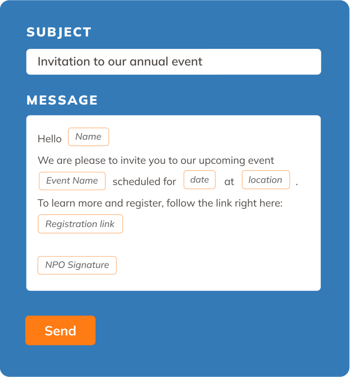 03 - en - Événement - Showcase your events and ensure effective communication