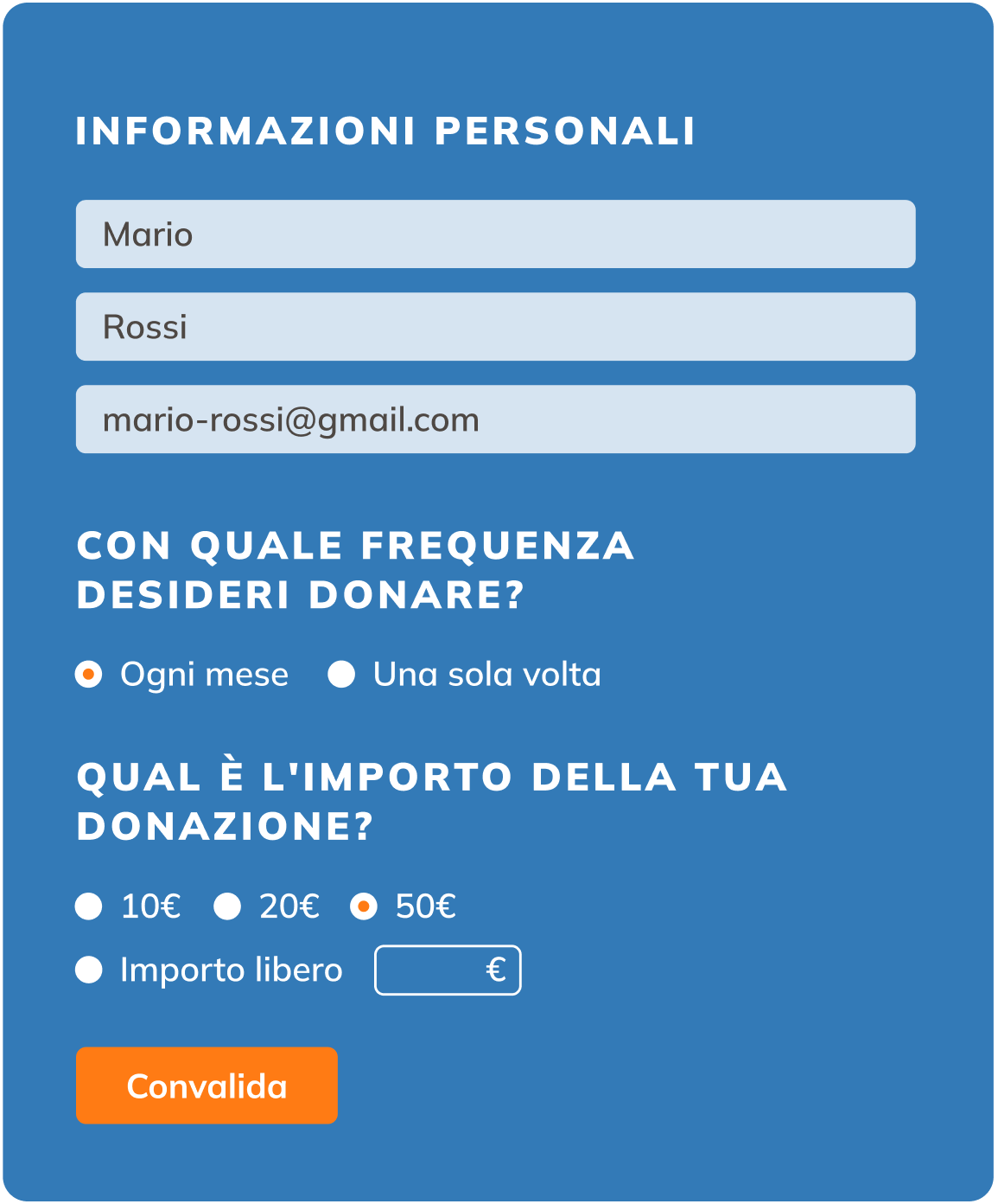 03 - it - Donazioni - Raccogli donazioni online in modo rapido e facile