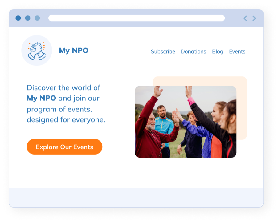 03 - en - Entête - Website - Easily create your NPO's website - bullet point