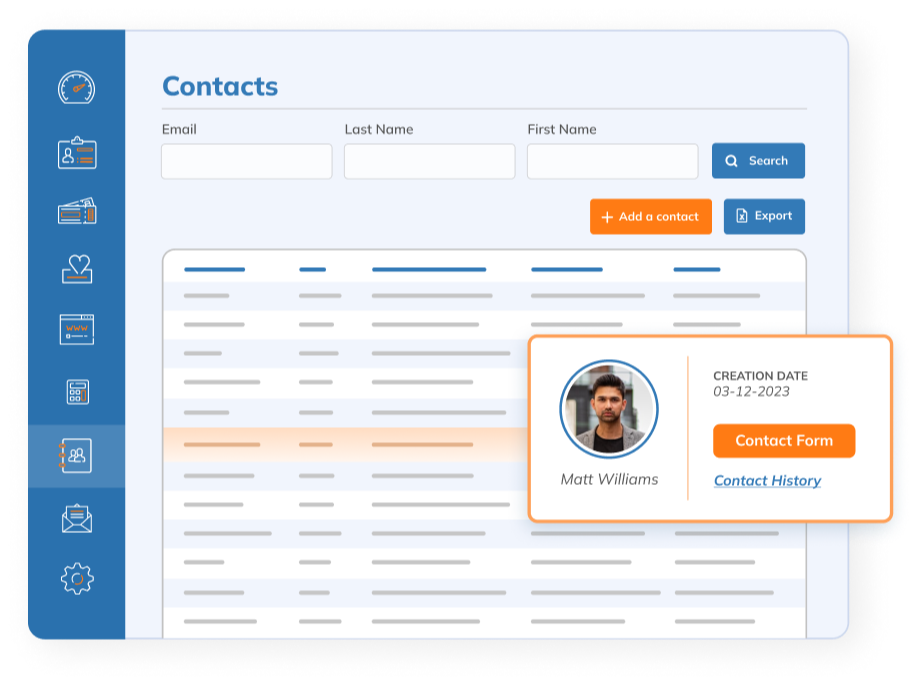 03 - en - Entête - Contacts - Organize and manage your contacts easily