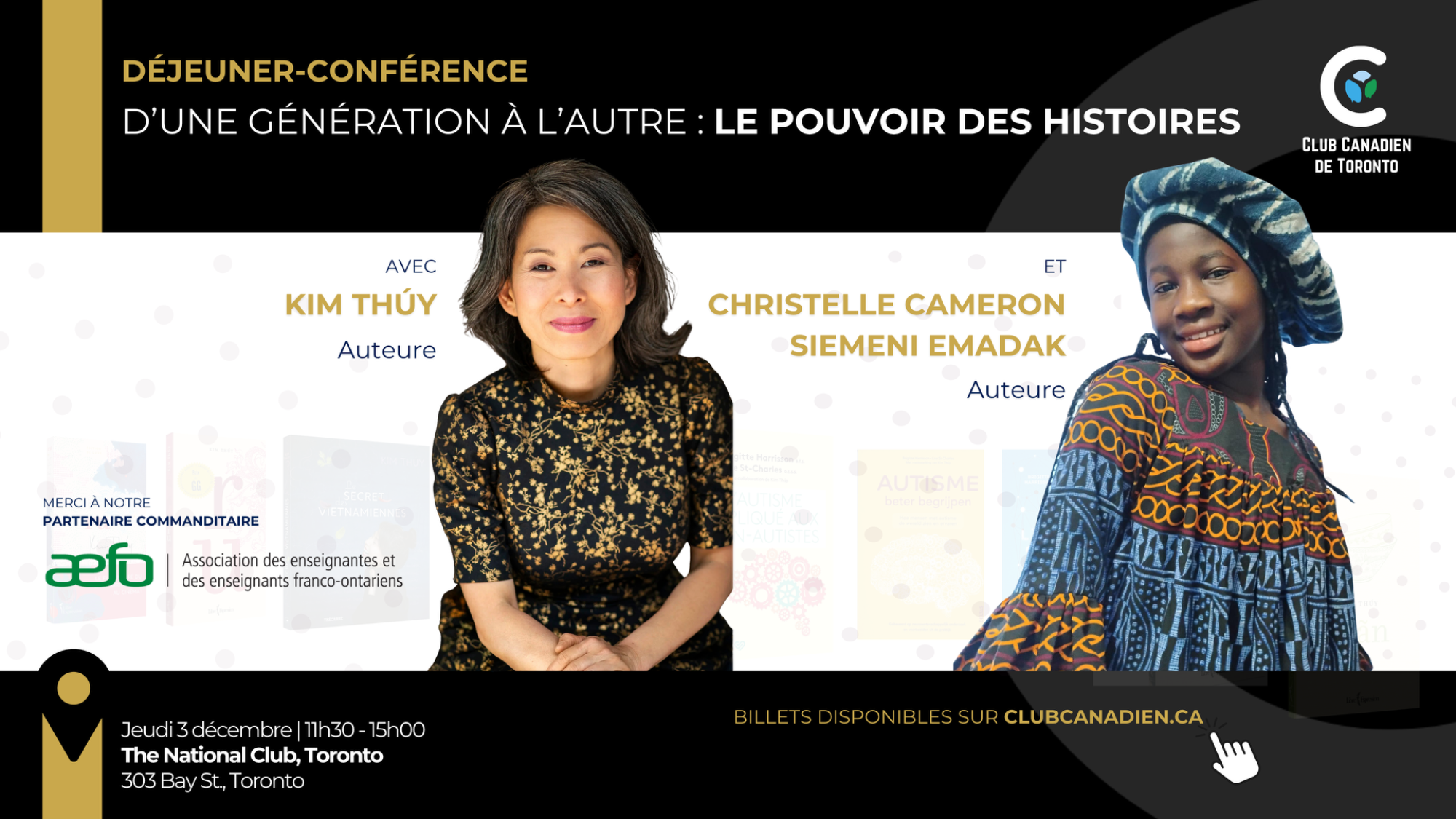 Déjeuner-conférence : D'une génération à l'autre
