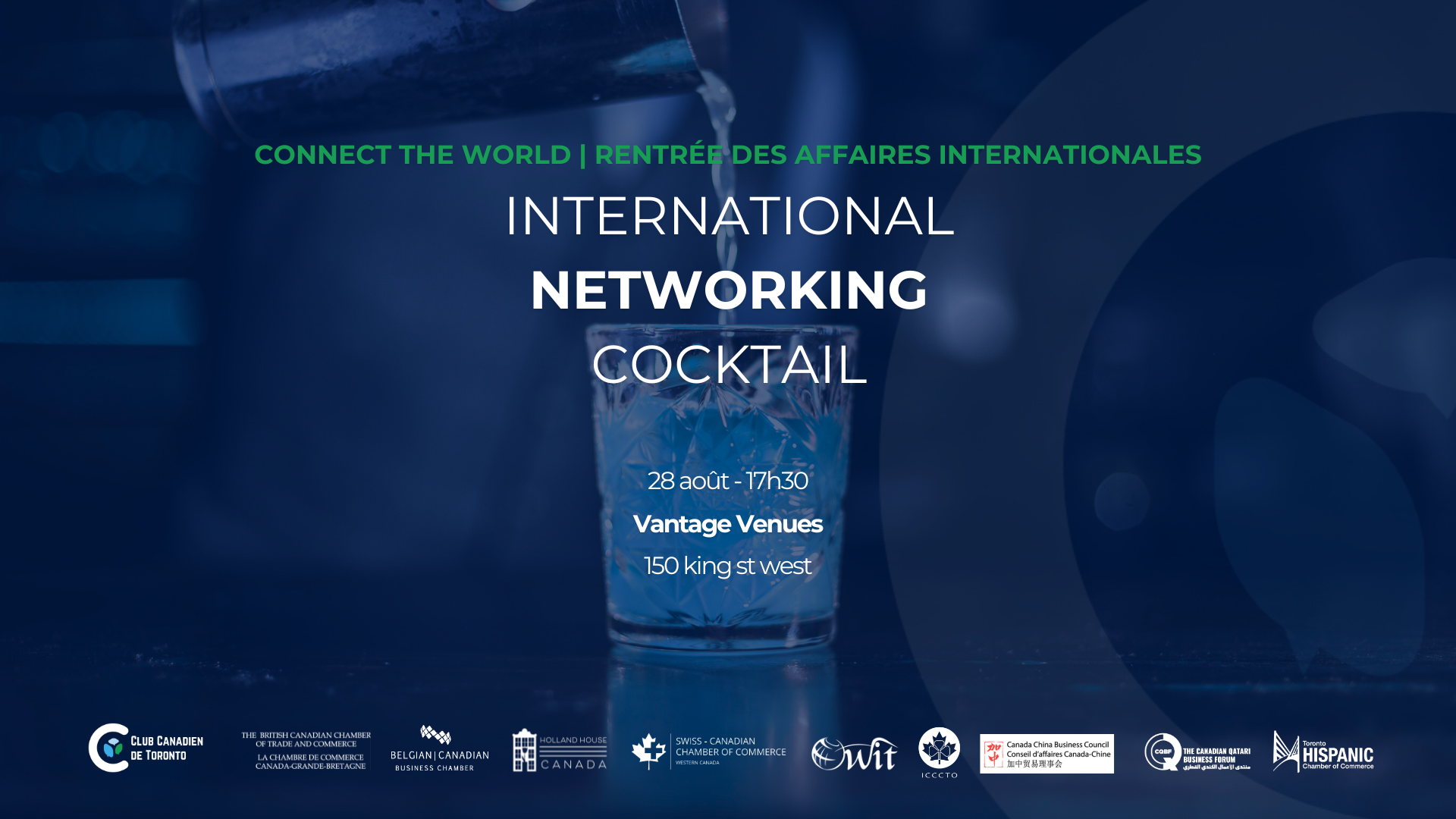 Cocktail international de réseautage
