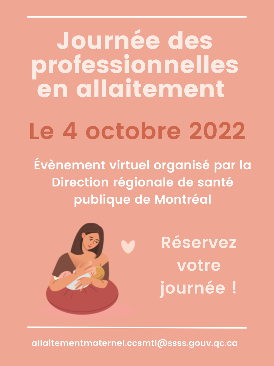 Journée des professionnel(le)s en allaitement