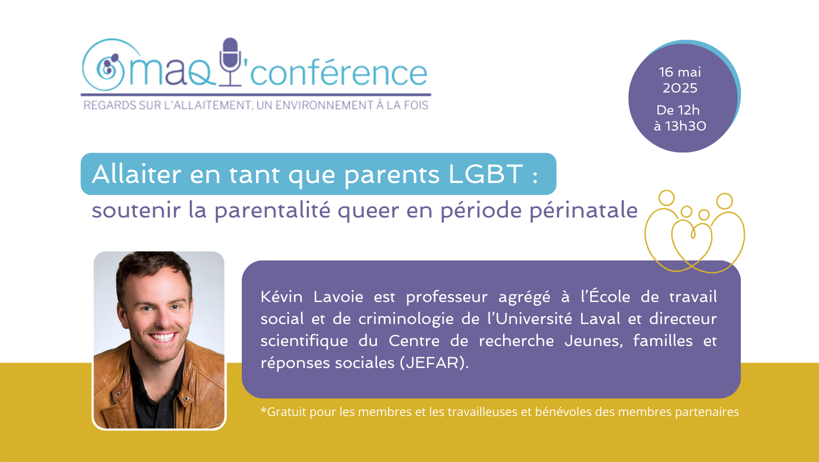 REDIFFUSION - MAQ'conférence | Allaiter en tant que parents LGBT : soutenir la parentalité queer en période périnatale