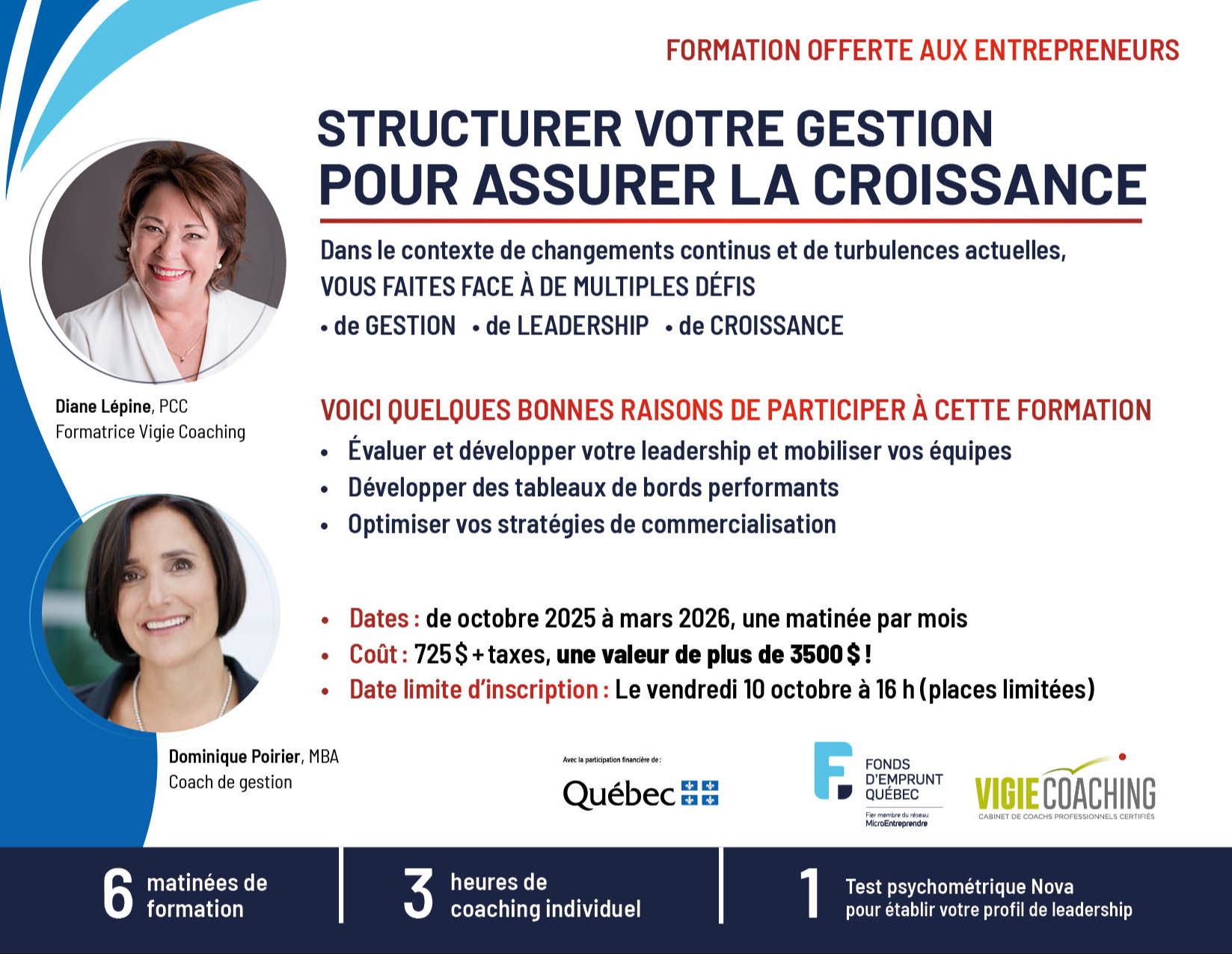 Structurer votre gestion pour assurer la croissance
