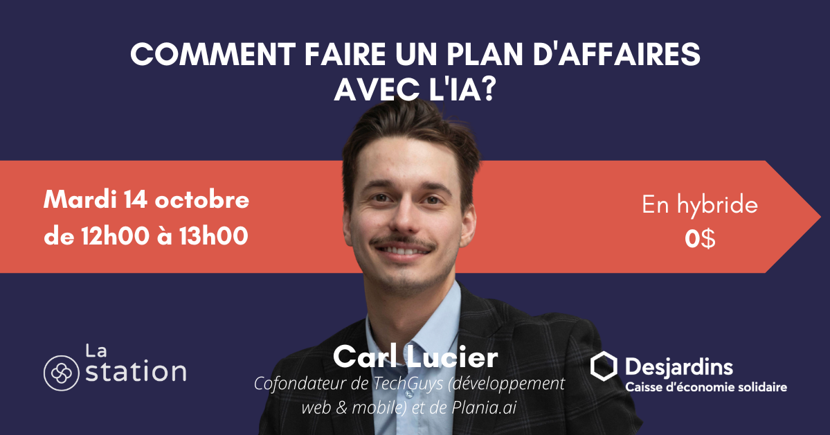 Comment faire un plan d'affaires avec l'IA?