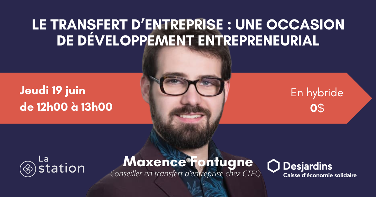 Le transfert d’entreprise : une occasion de développement entrepreneurial