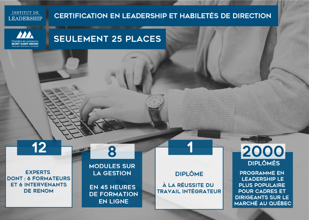 Certification en leadership et habiletés de direction