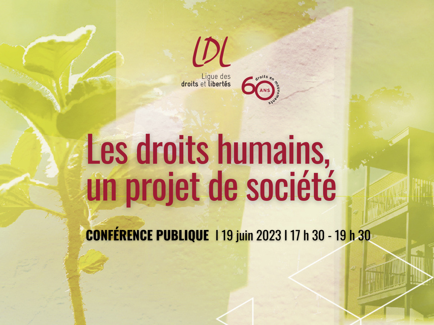 Conférence | Les droits humains, un projet de société