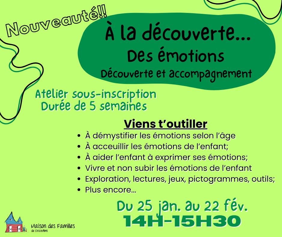 À la découverte... Des émotions