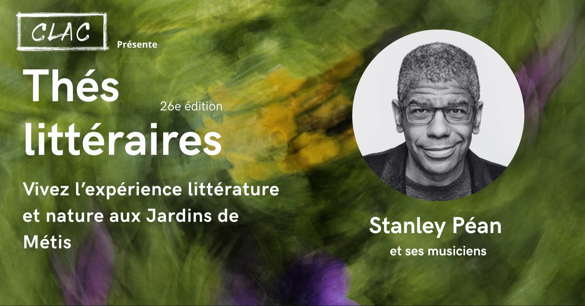 Thé littéraire avec Stanley Péan et ses musiciens