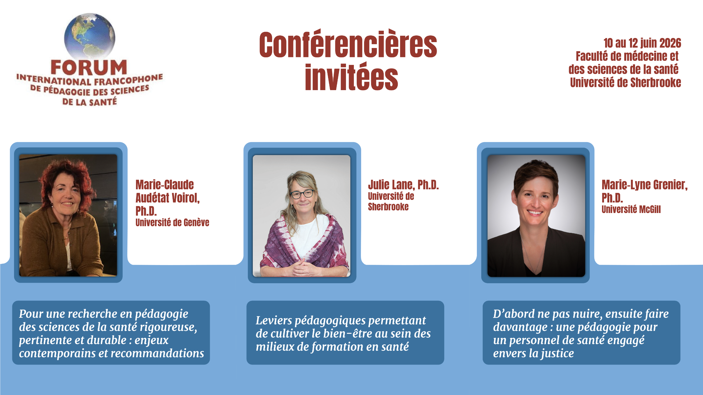 Conférences plénières