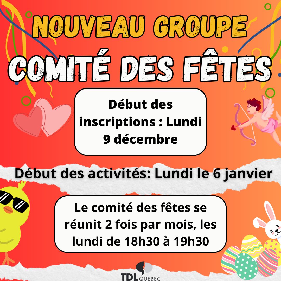 Nouveau groupe: comité des fêtes