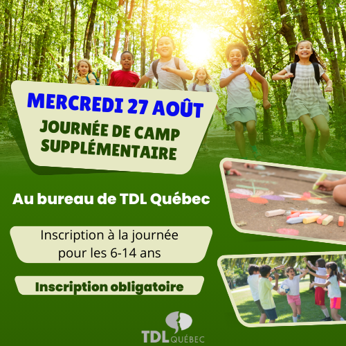 27 août 2025- Journée de camps supplémentaire