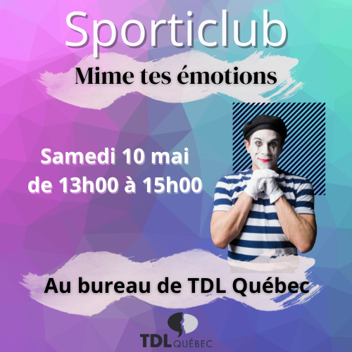 Sporticlub: Mime tes émotions