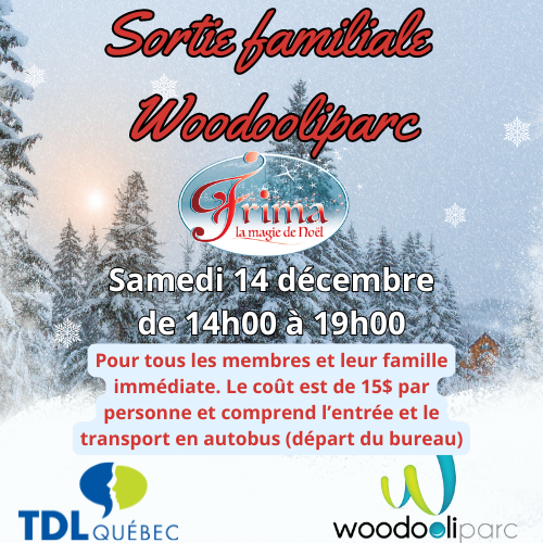 Sortie Familiale Woodooliparc:  Frimas