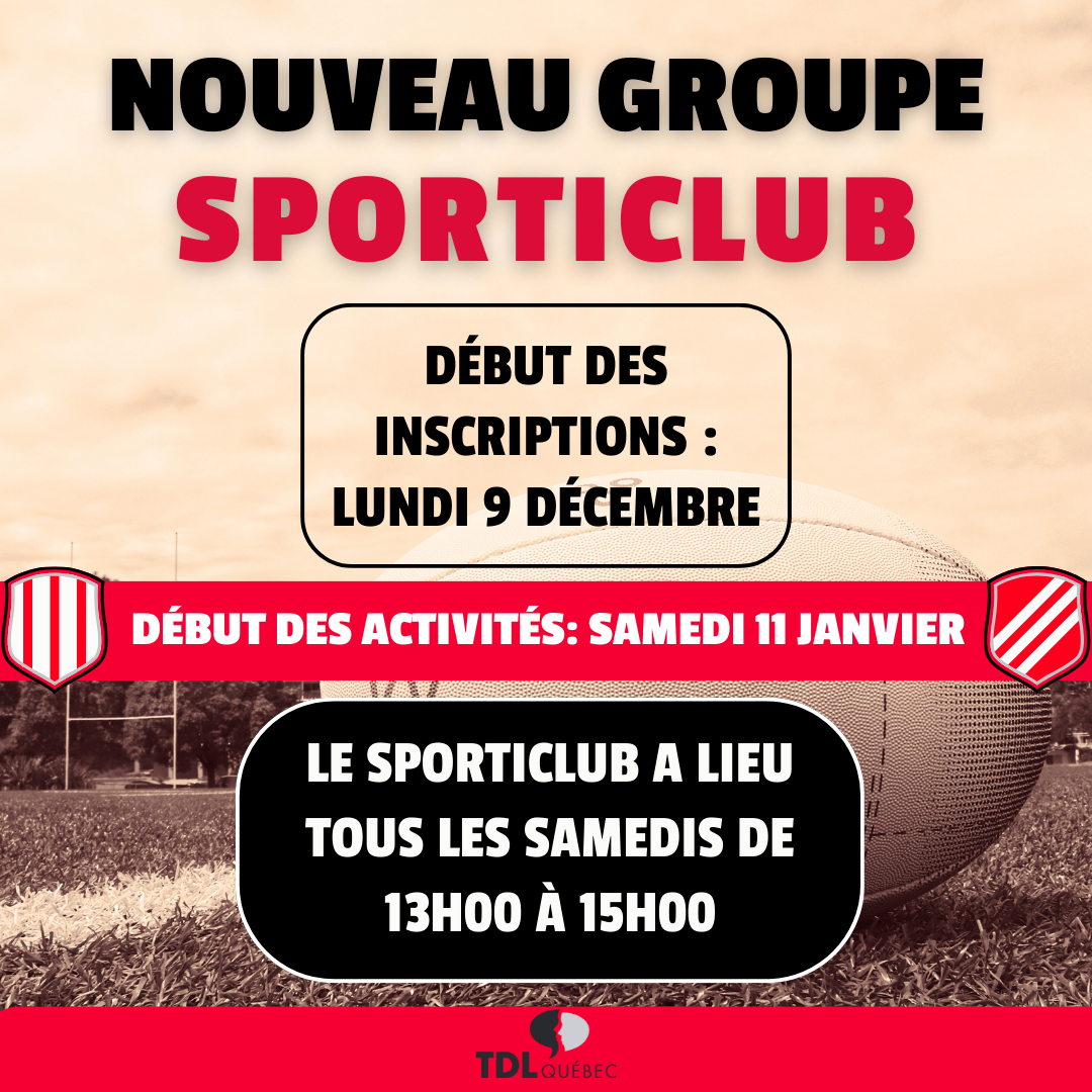 Nouveau groupe: Sporticlub