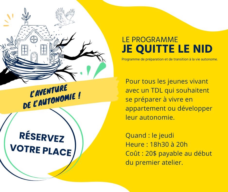 Inscriptions - Je quitte le nid