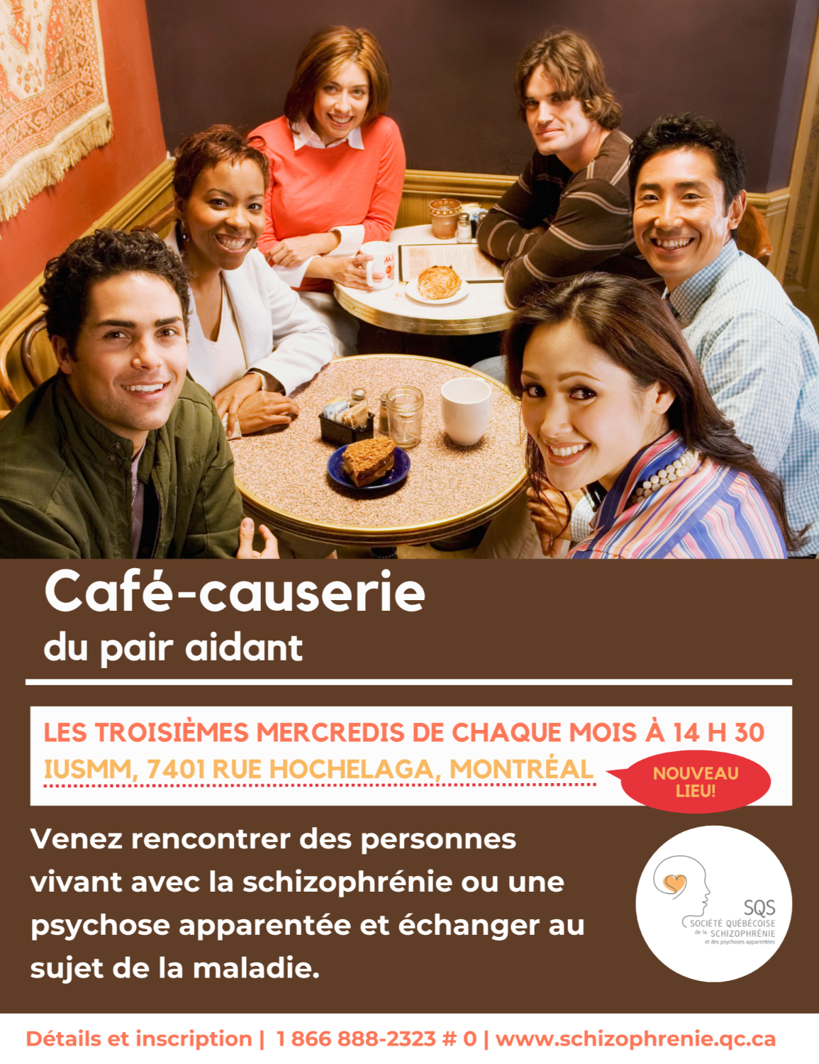 [PERSONNES ATTEINTES] Café-causerie - septembre