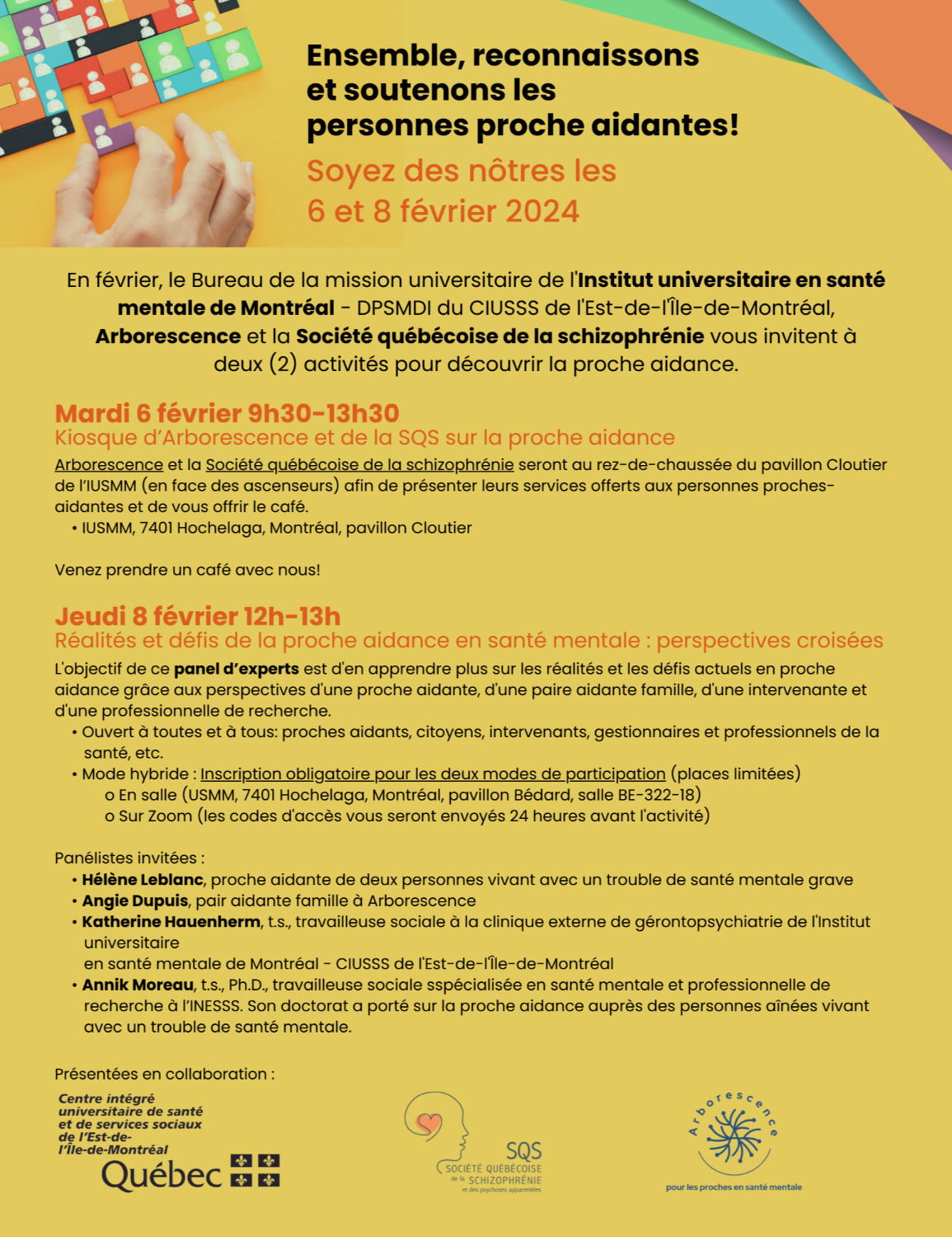 [GRAND PUBLIC] ENSEMBLE RECONNAISSONS ET SOUTENONS LES PERSONNES PROCHES AIDANTES