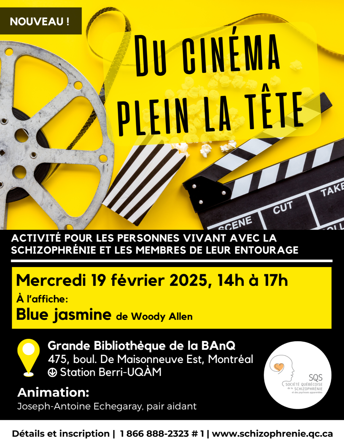 NOUVEAU! [MIXTE] Du cinéma plein la tête - février