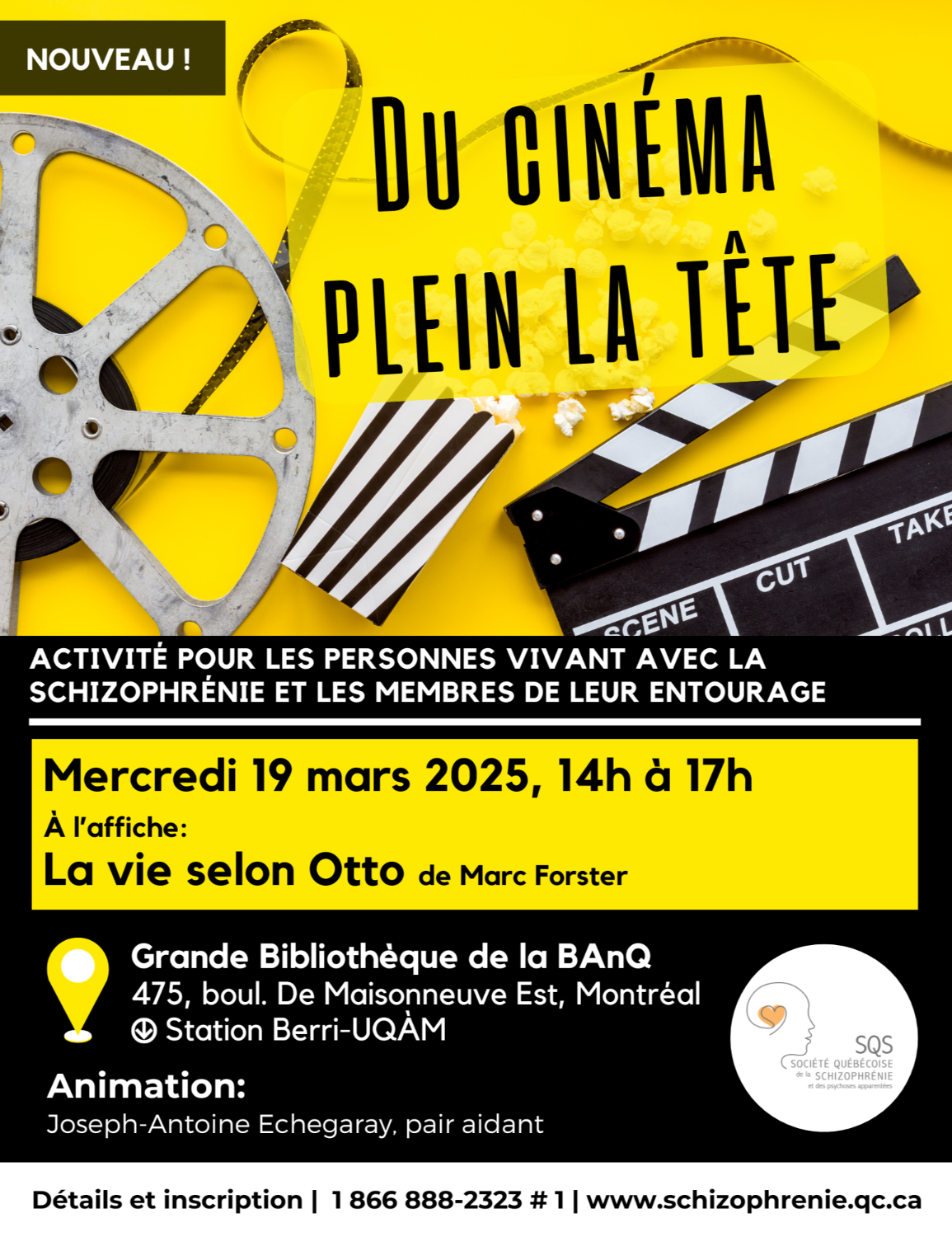 NOUVEAU! [MIXTE] Du cinéma plein la tête - mars