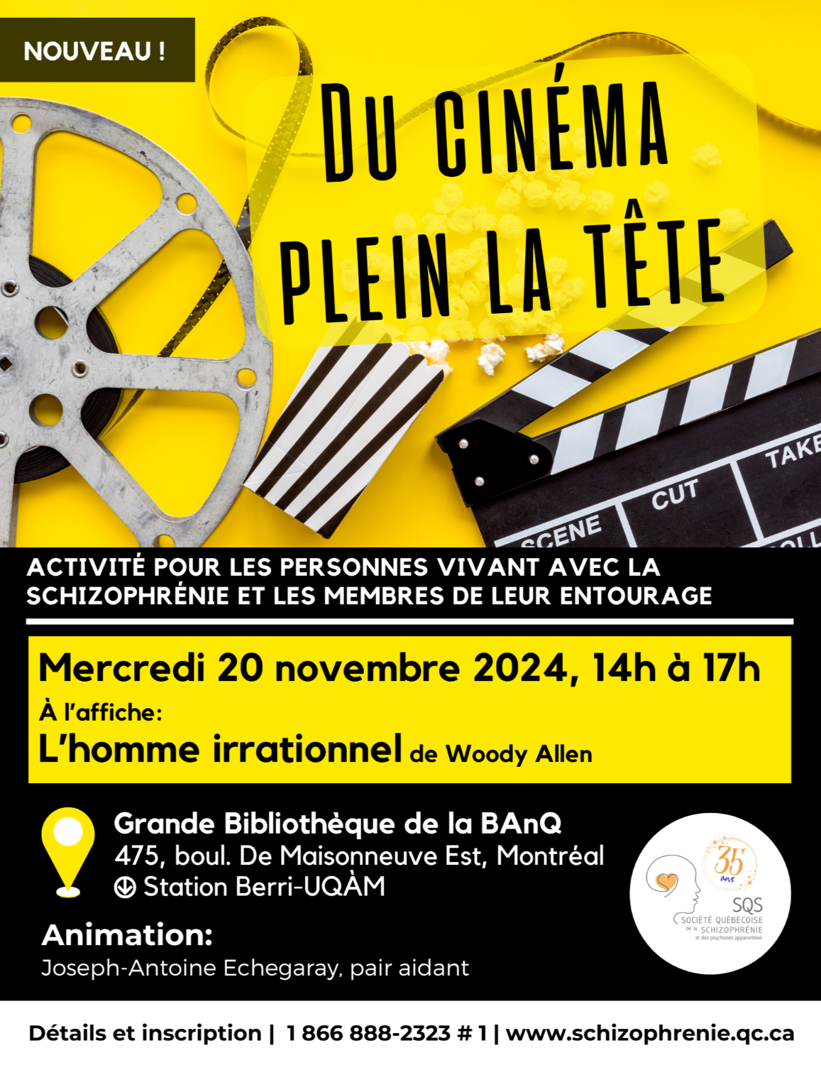 NOUVEAU! [MIXTE] Du cinéma plein la tête - novembre