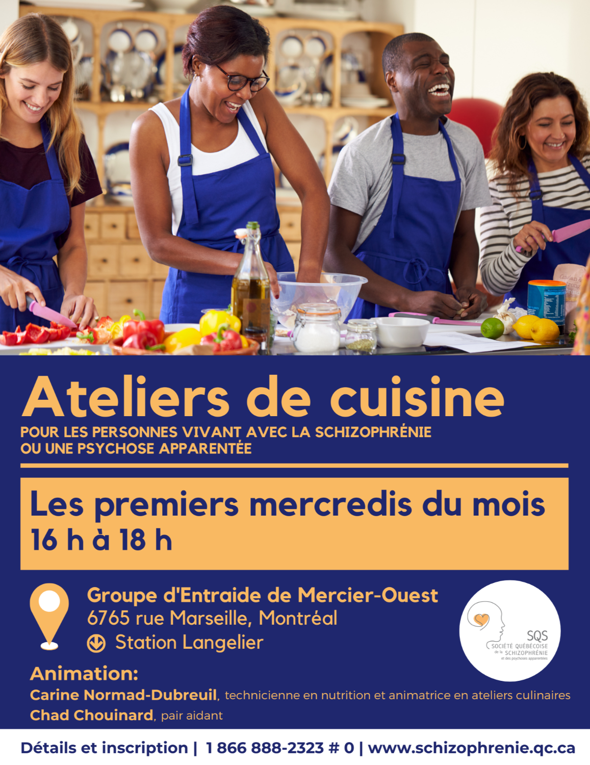 [PERSONNES ATTEINTES] Atelier de cuisine - février