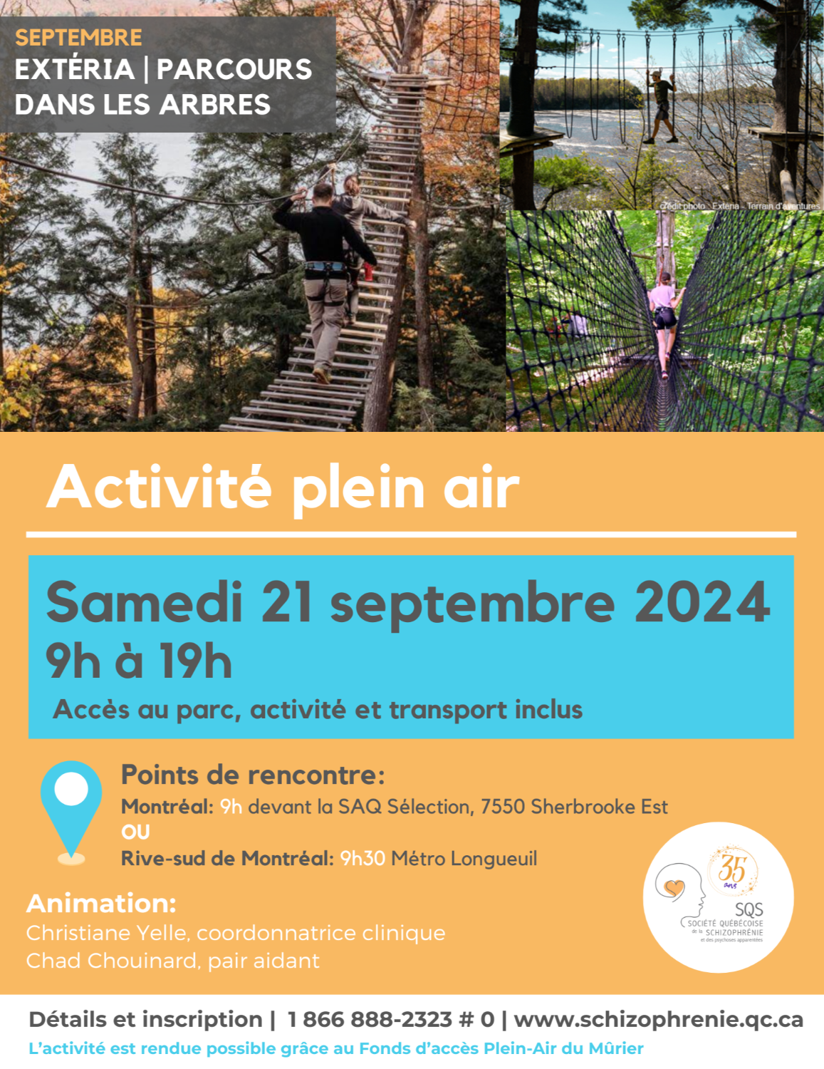 [PERSONNES ATTEINTES] Activité plein air de septembre