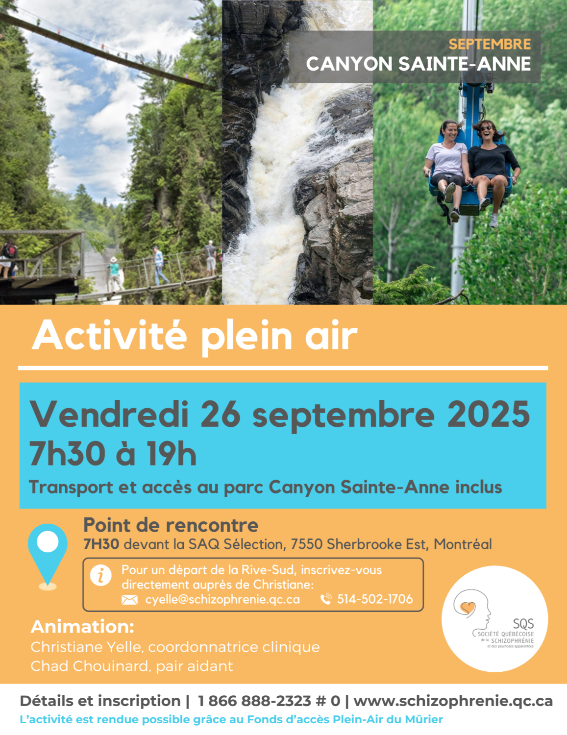 [PERSONNES ATTEINTES] Activité plein air de septembre