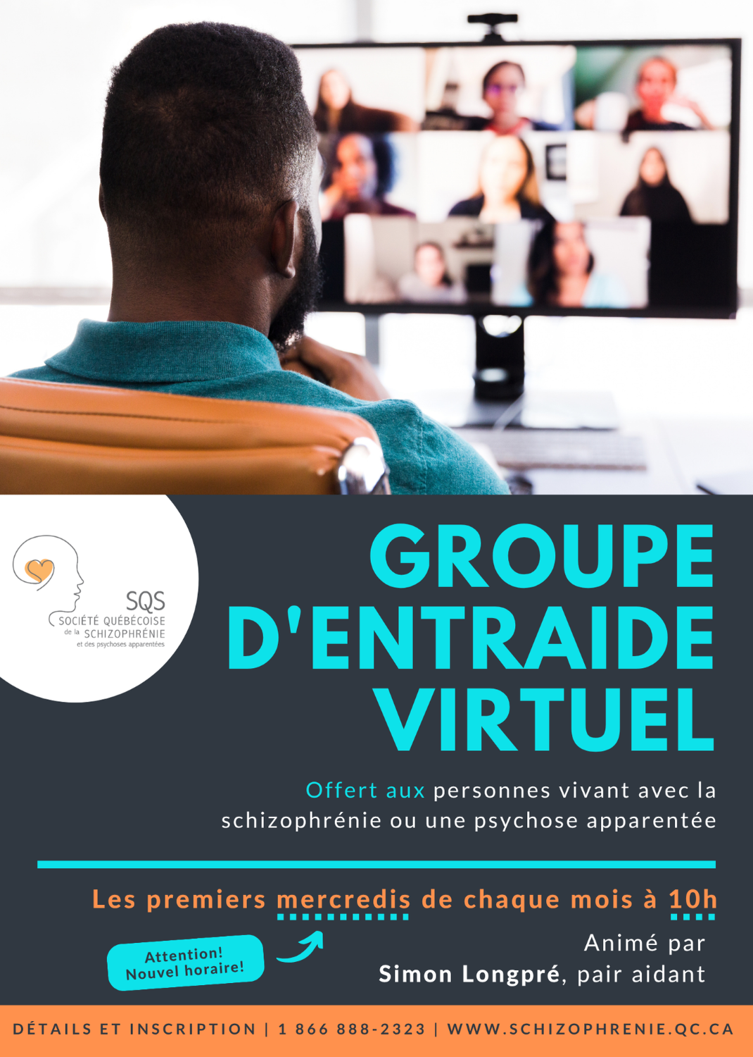 [PERSONNES ATTEINTES] – GROUPE D'ENTRAIDE VIRTUEL - NOVEMBRE