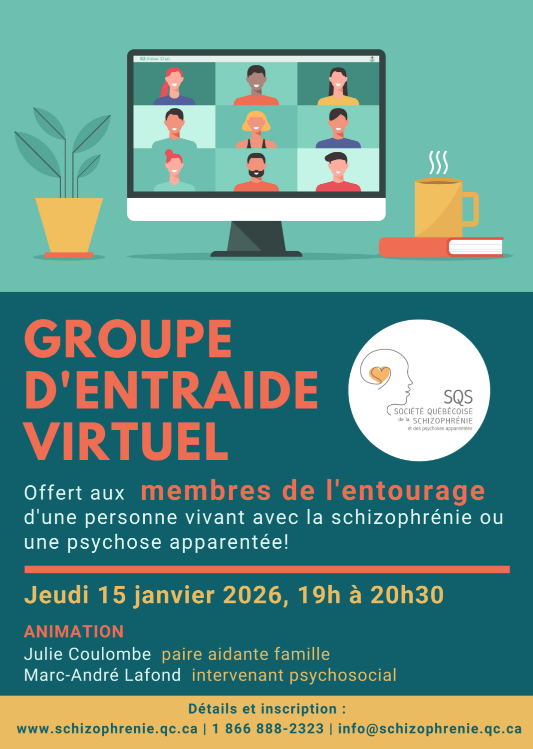 [ENTOURAGE] GROUPE D'ENTRAIDE VIRTUEL - JANVIER