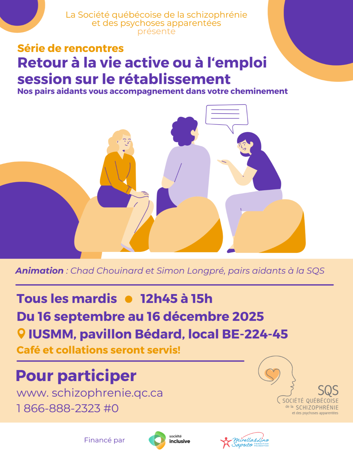 [PERSONNES ATTEINTES] Retour à la vie active ou à l‘emploi - automne 2025