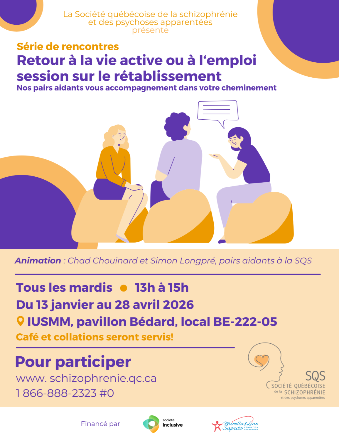 [PERSONNES ATTEINTES] Retour à la vie active ou à l‘emploi - hiver 2026