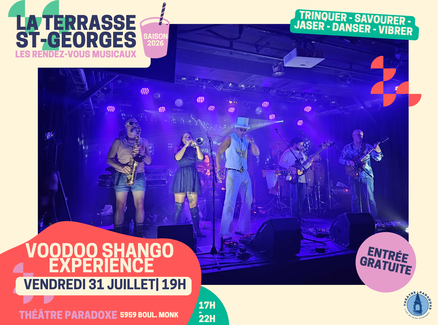 VOODOO SHANGO EXPERIENCE x LA TERRASSE ST-GEORGES