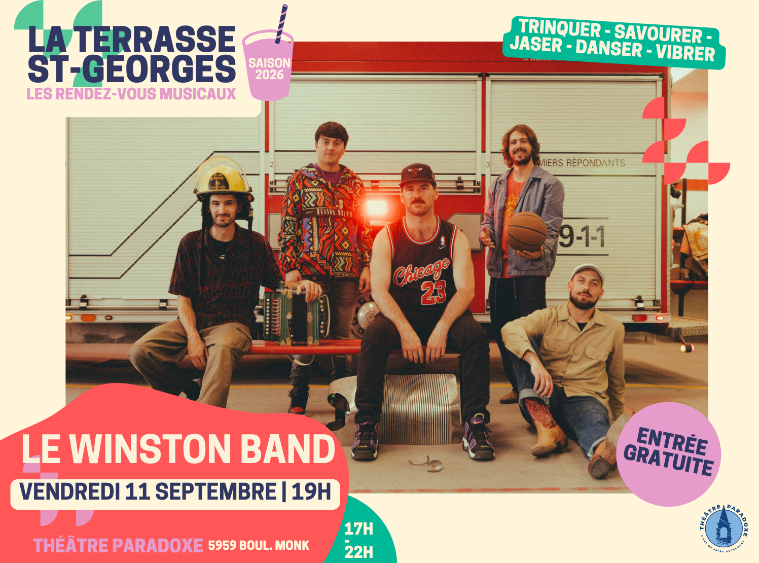 LE WINSTON BAND x LA TERRASSE ST-GEORGES