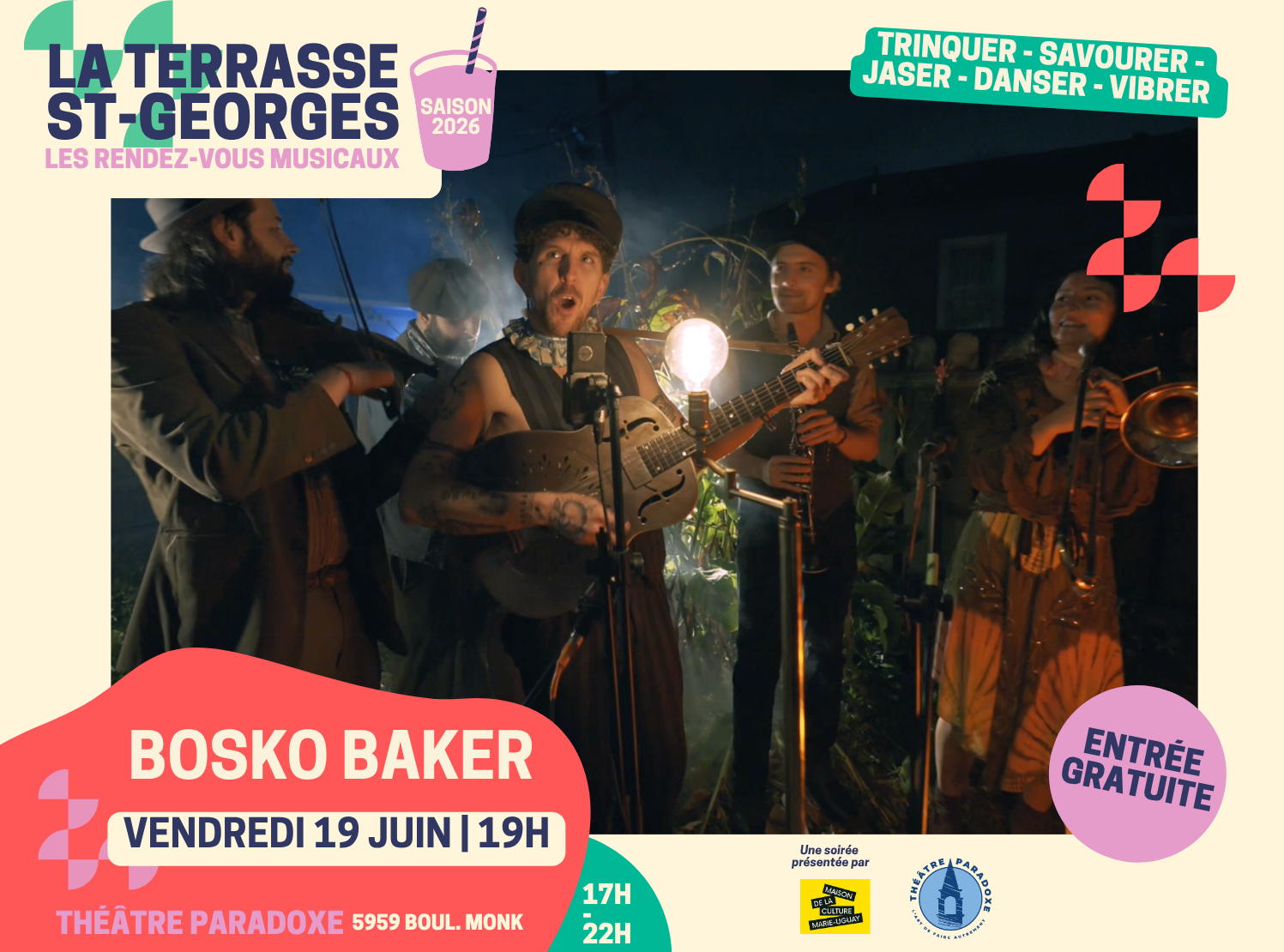 BOSKO BAKER x LA TERRASSE ST-GEORGES