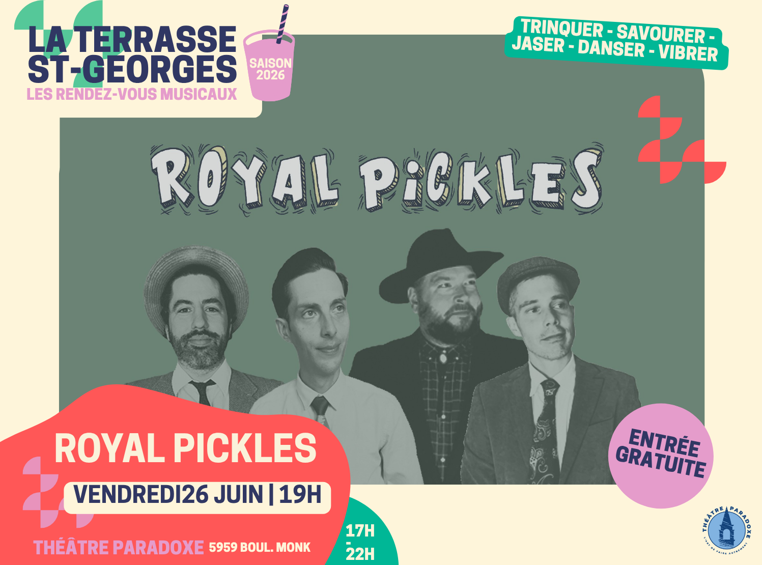 ROYAL PICKLES x LA TERRASSE ST-GEORGES